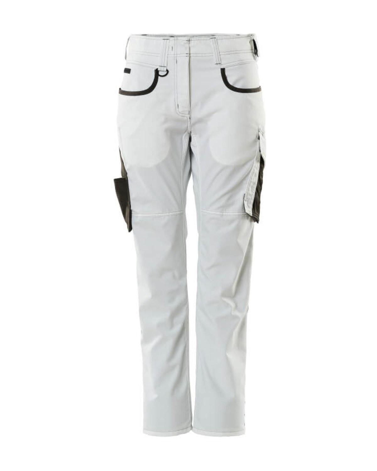 MASCOT Unique Hose (Damen) in Weiß/Dunkelanthrazit – Vorderansicht