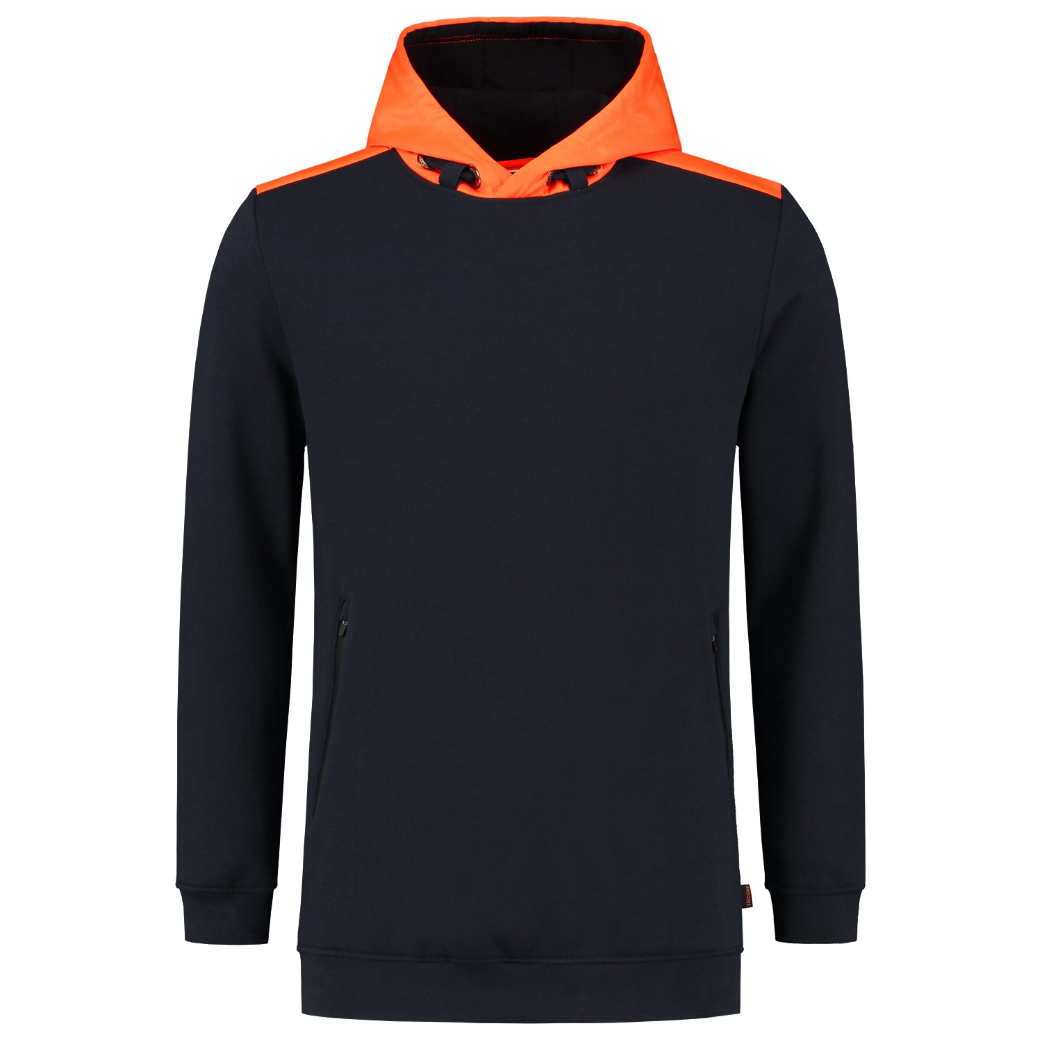 TRICORP Hoodie High Vis in Ink-Fluororange – Vorderansicht