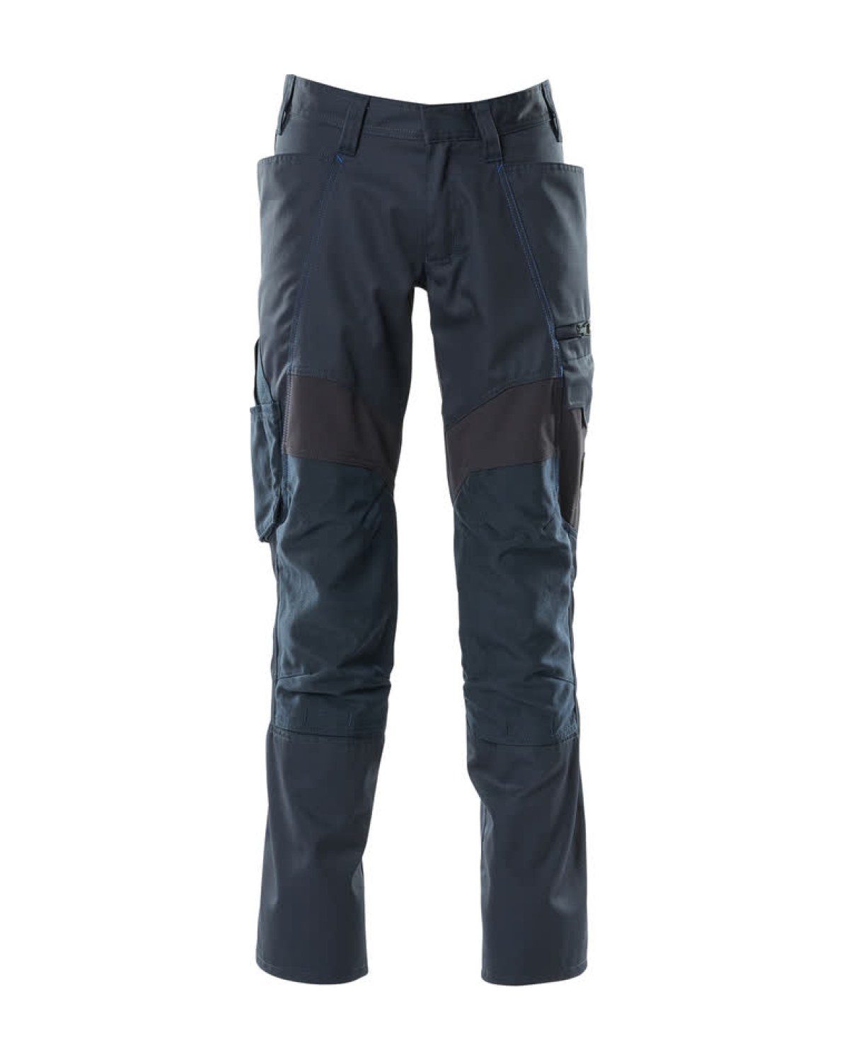 MASCOT Accelerate Hose mit Knietaschen in Schwarzblau – Vorderansicht