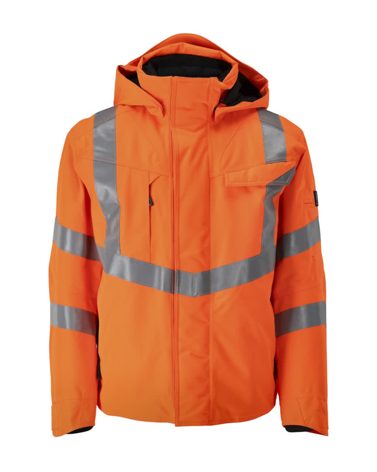 MASCOT Hastings Winterjacke in Hi-Vis Orange – Vorderansicht
