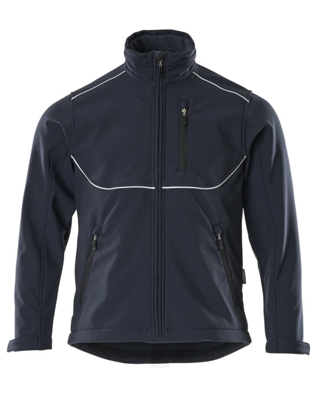 MASCOT Tampa Softshelljacke in Schwarzblau – Vorderansicht