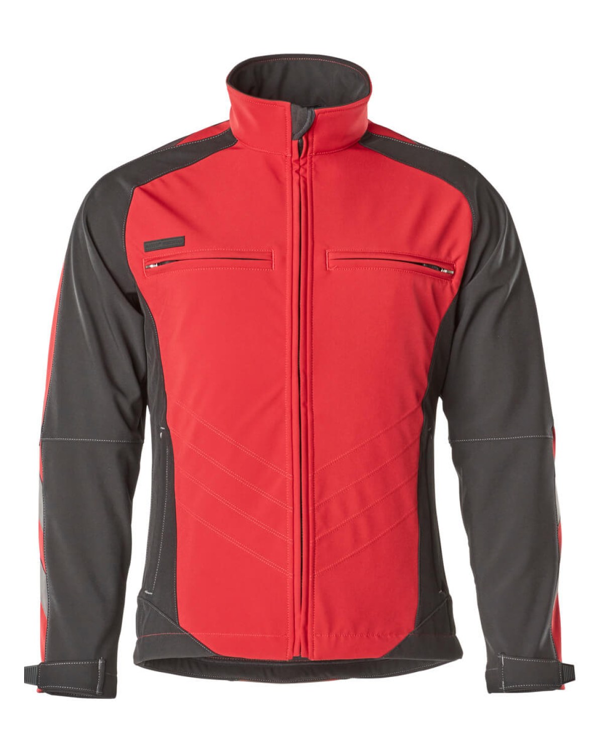 MASCOT Dresden Softshelljacke in Rot/Schwarz – Vorderansicht