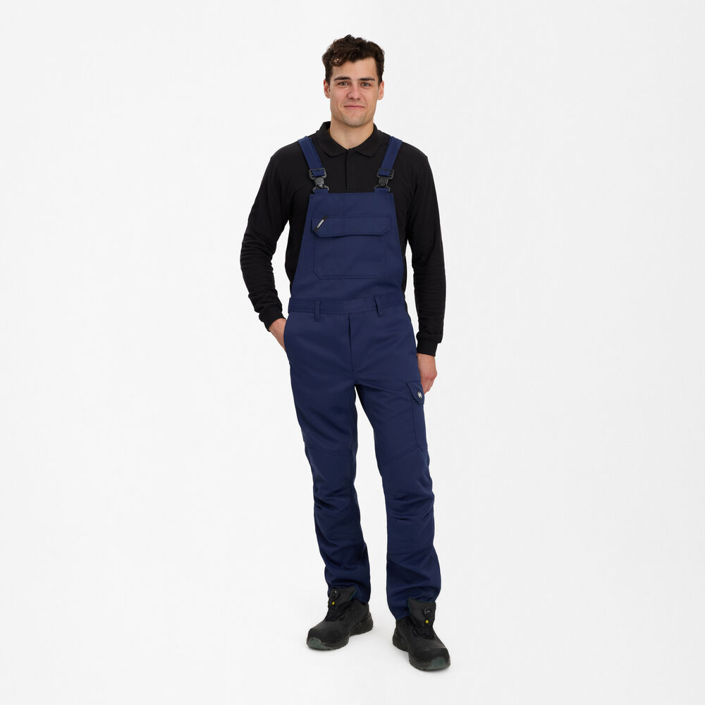 ENGEL Safety+ 3320-188 Latzhose in Blue Ink – Modellansicht