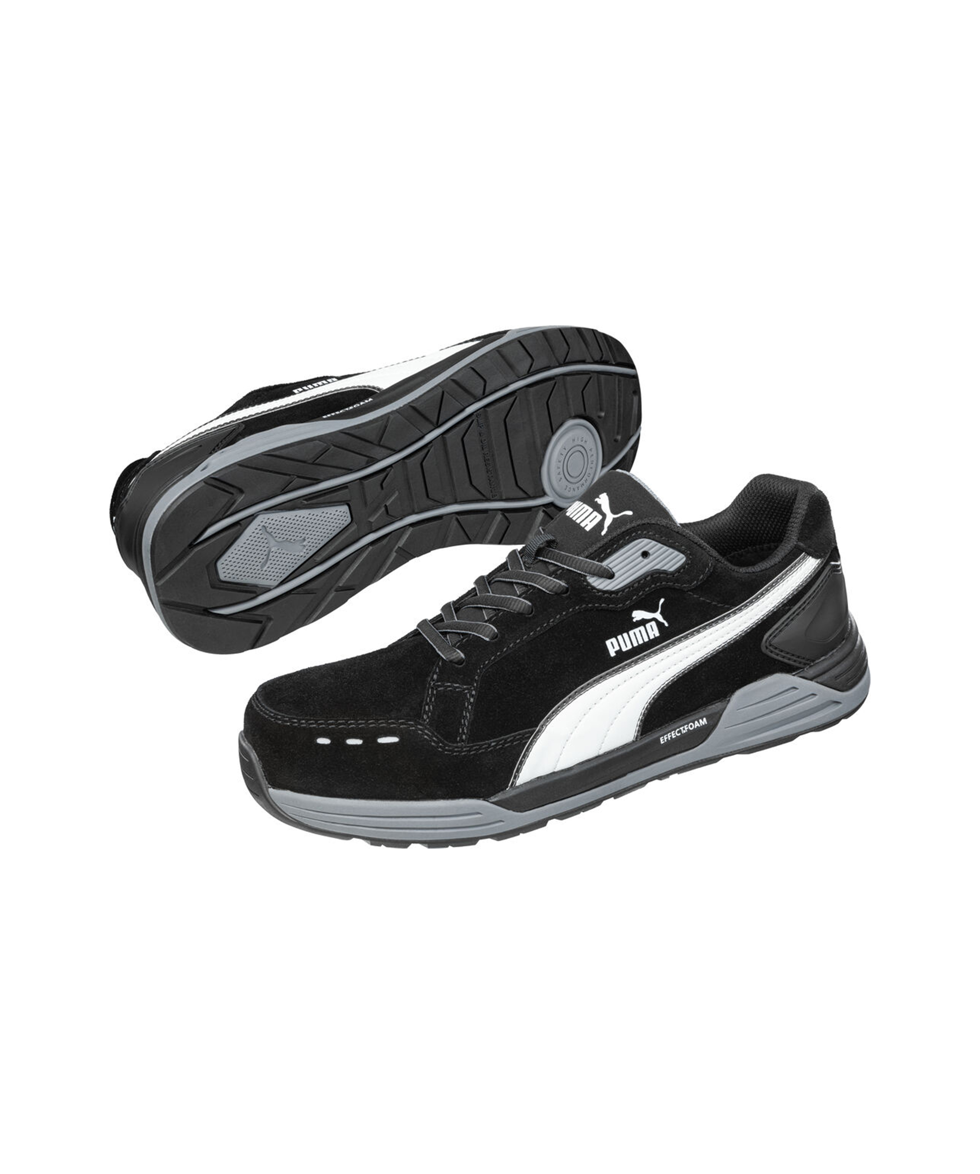PUMA SAFETY Airtwist Low S3S in Schwarz – Vorderansicht
