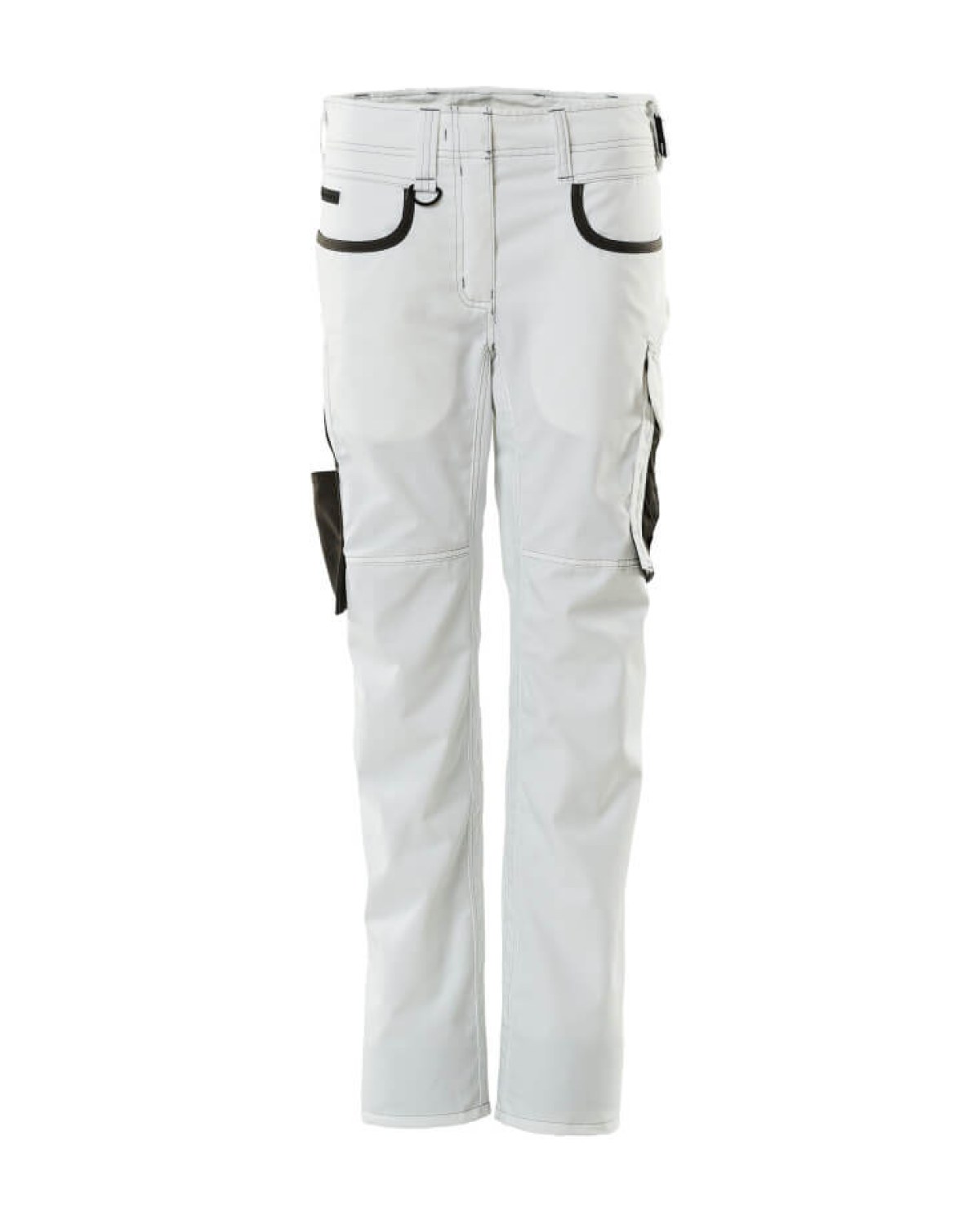 MASCOT Unique Hose (Damen) in Weiß/Dunkelanthrazit – Vorderansicht