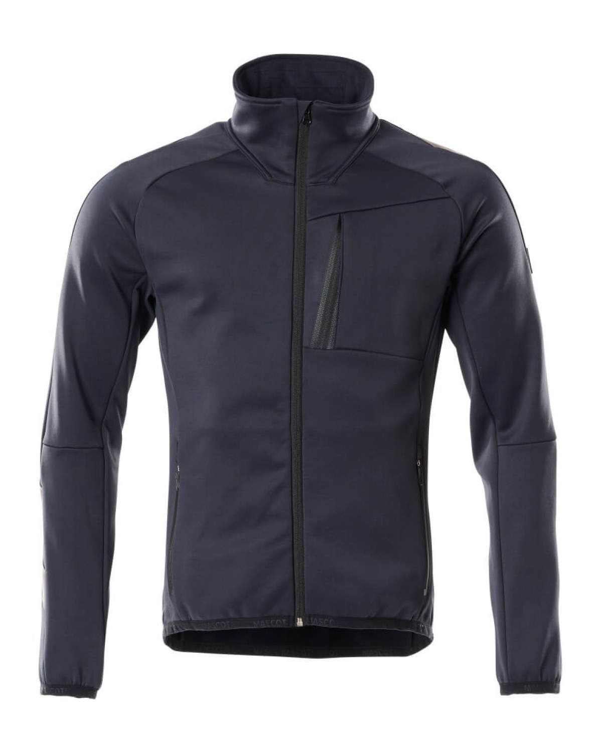 MASCOT Unique Fleecejacke in Schwarzblau – Vorderansicht