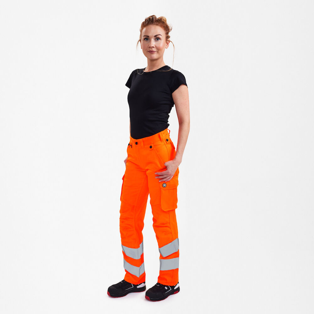 ENGEL Safety 2543-319 Light Damen Arbeitshose in Hi-Vis Orange – Modellansicht