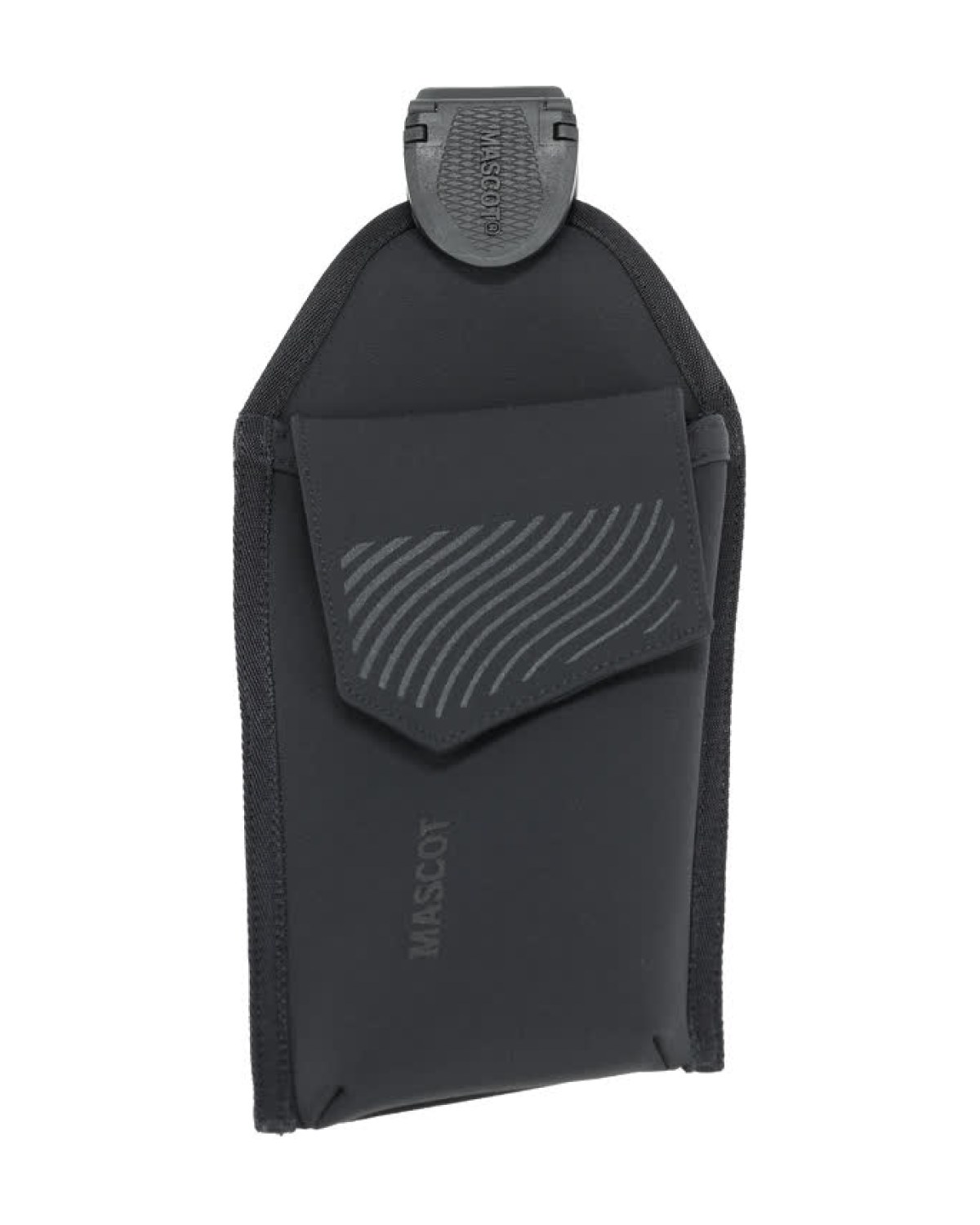 MASCOT Customized Handy-Tasche in Schwarz – Vorderansicht