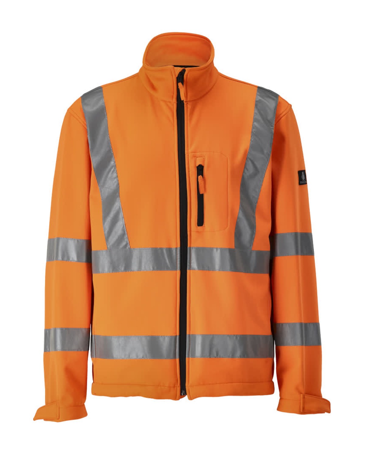 MASCOT Calgary Softshelljacke in Hi-Vis Orange – Vorderansicht