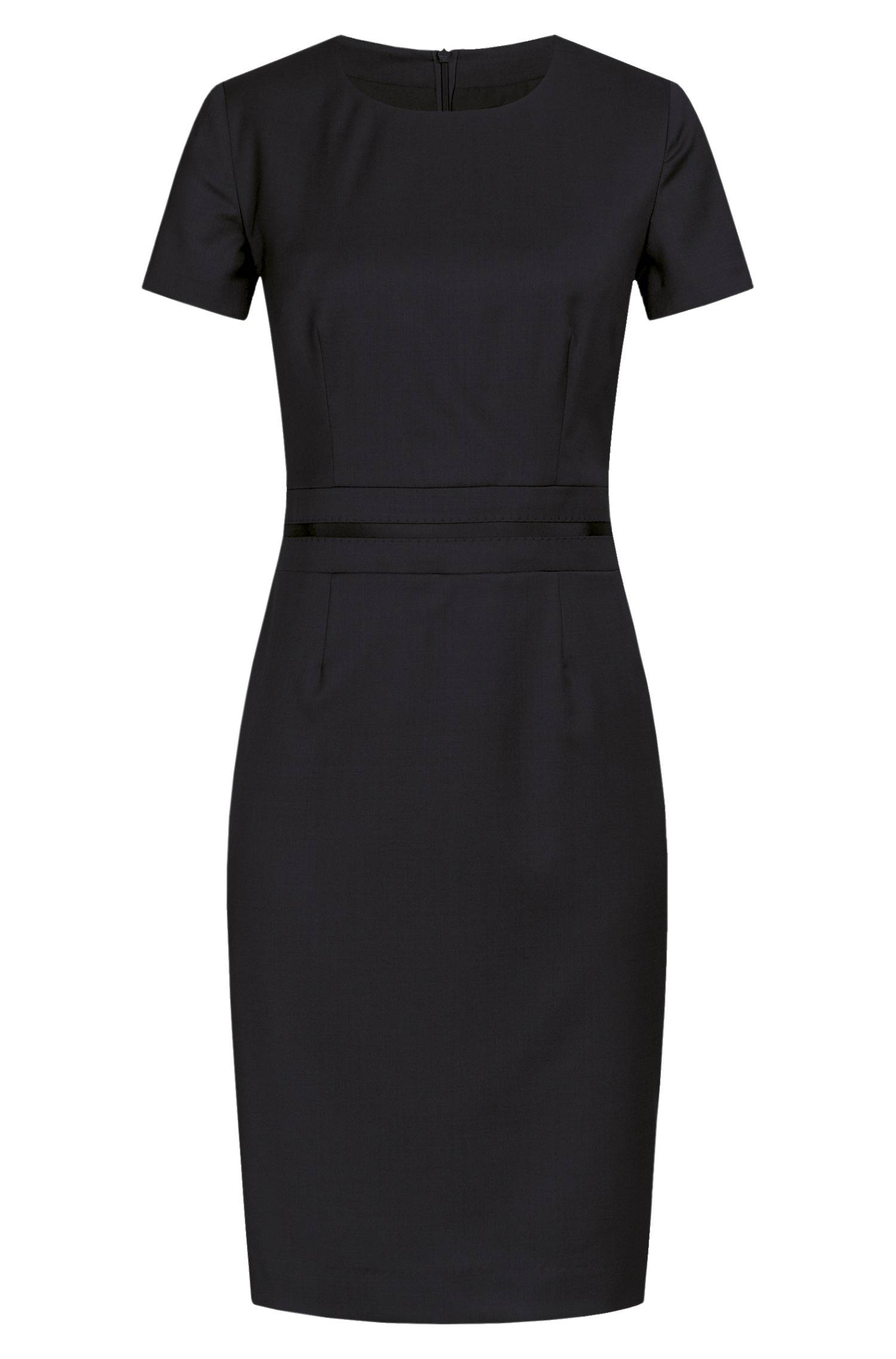 Greiff Damen-Etuikleid Modern 37.5 in Schwarz – Vorderansicht