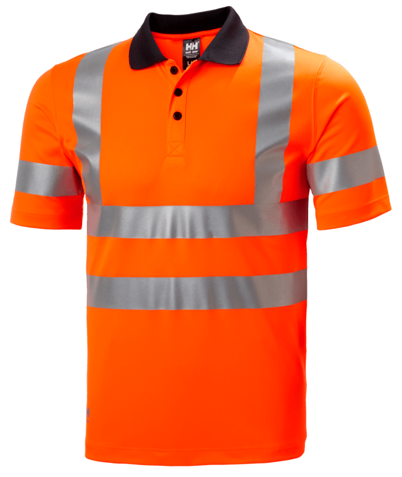 Helly Hansen Workwear ADDVIS POLO in Orange – Vorderansicht