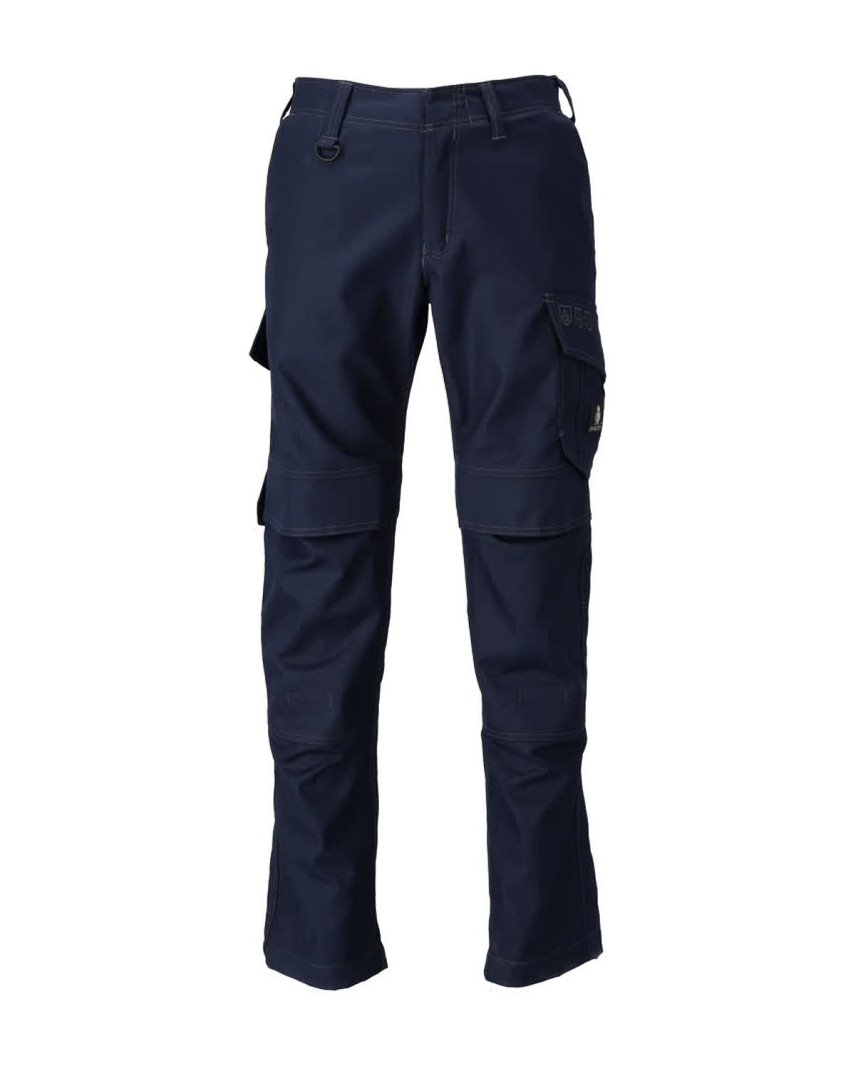 MASCOT Arosa Hose mit Knietaschen in Schwarzblau – Vorderansicht