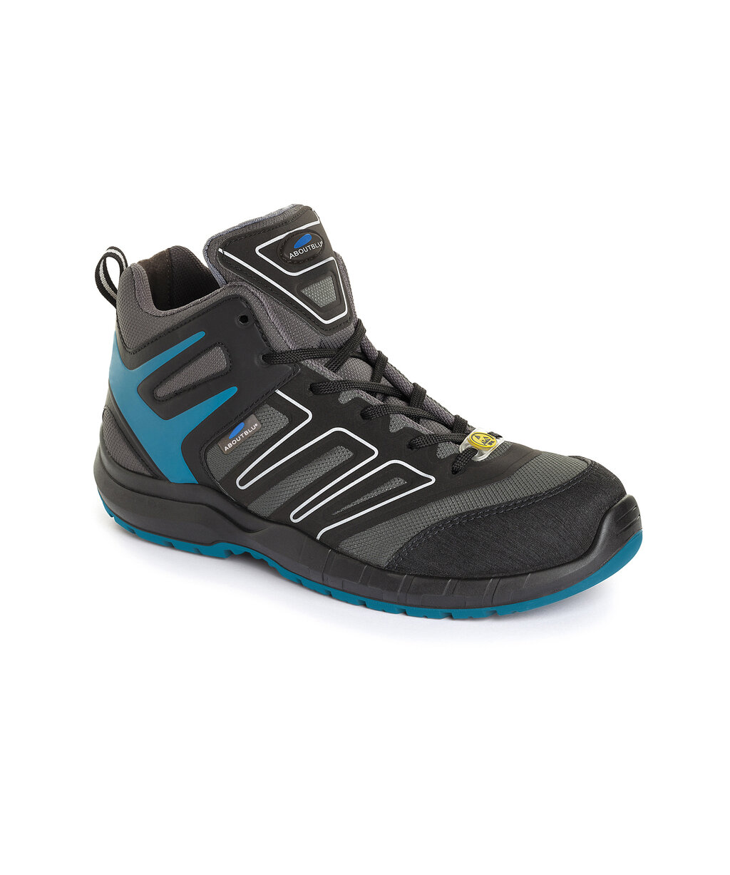 ABOUTBLU Indianapolis Mid S3 in Grau/Blau – Vorderansicht