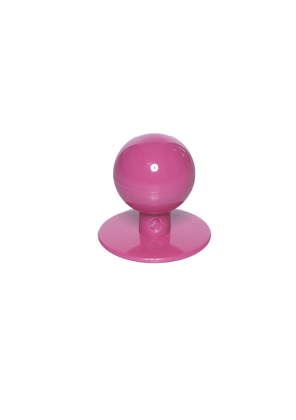 Karlowsky Kugelknöpfe Pink, 12 Stück / Pack in Pink – Modellansicht