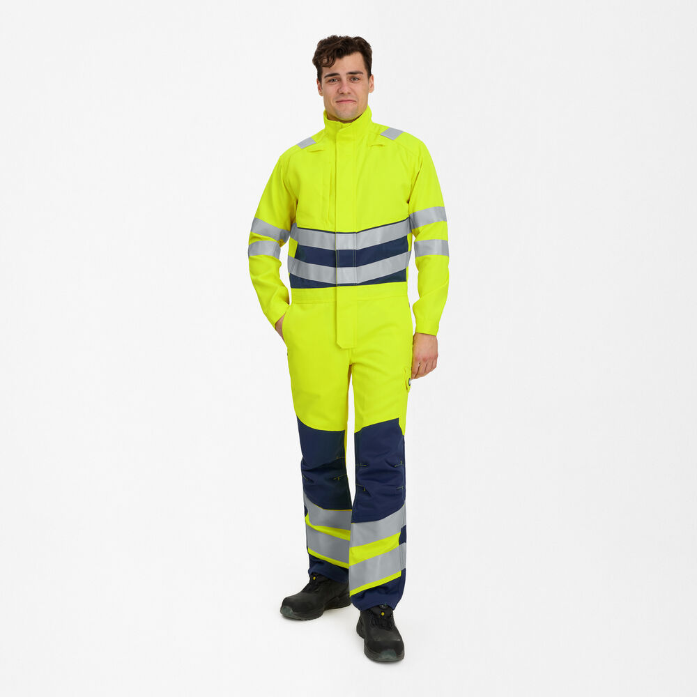 ENGEL Safety+ 4231-188 Overall in Gelb/Blue Ink – Modellansicht