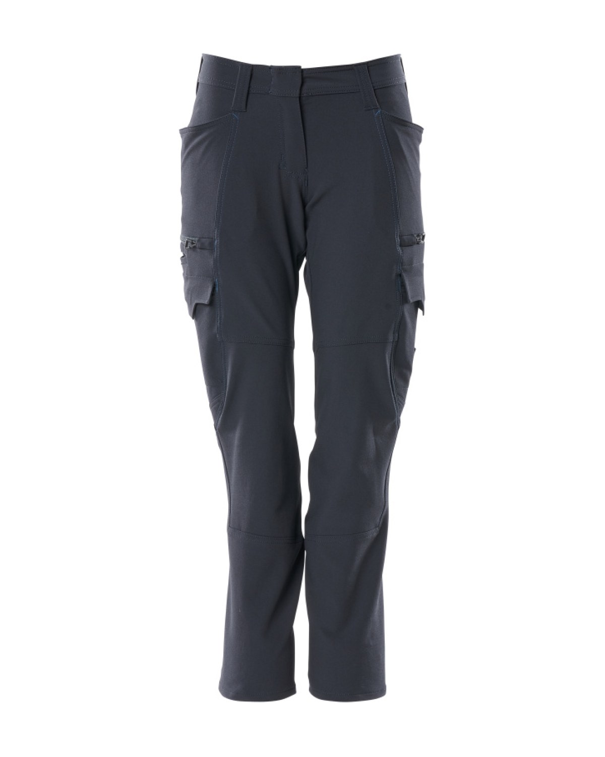 MASCOT Accelerate Hose mit Schenkeltaschen (Damen) in Schwarzblau – Vorderansicht