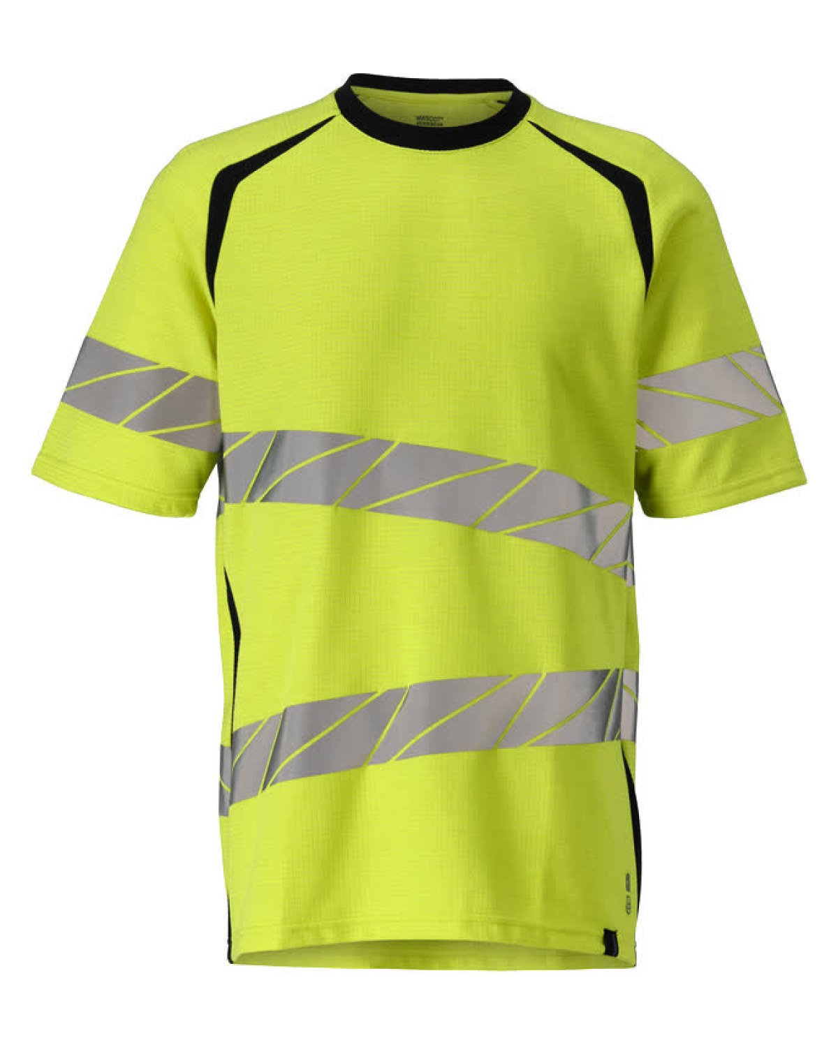 MASCOT Accelerate Multisafe T-Shirt in Hi-Vis Gelb/Schwarzblau – Vorderansicht
