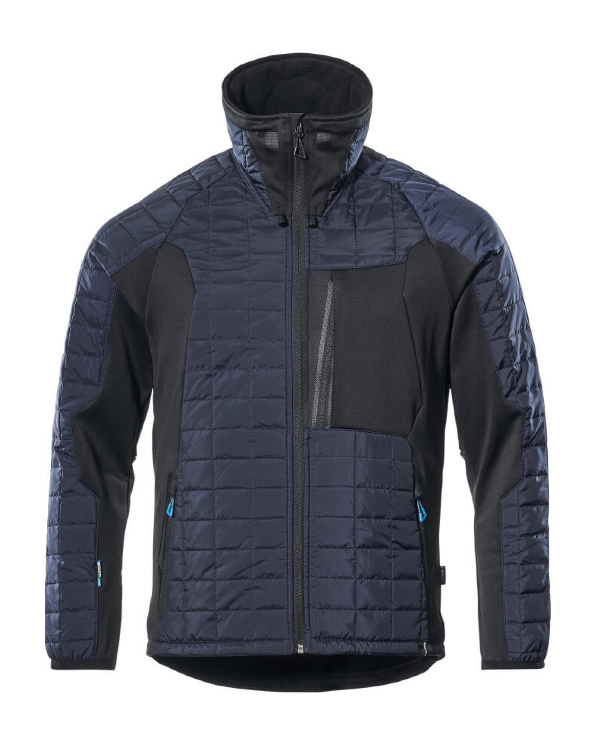 MASCOT Advanced Thermojacke in Schwarzblau/Schwarz – Vorderansicht