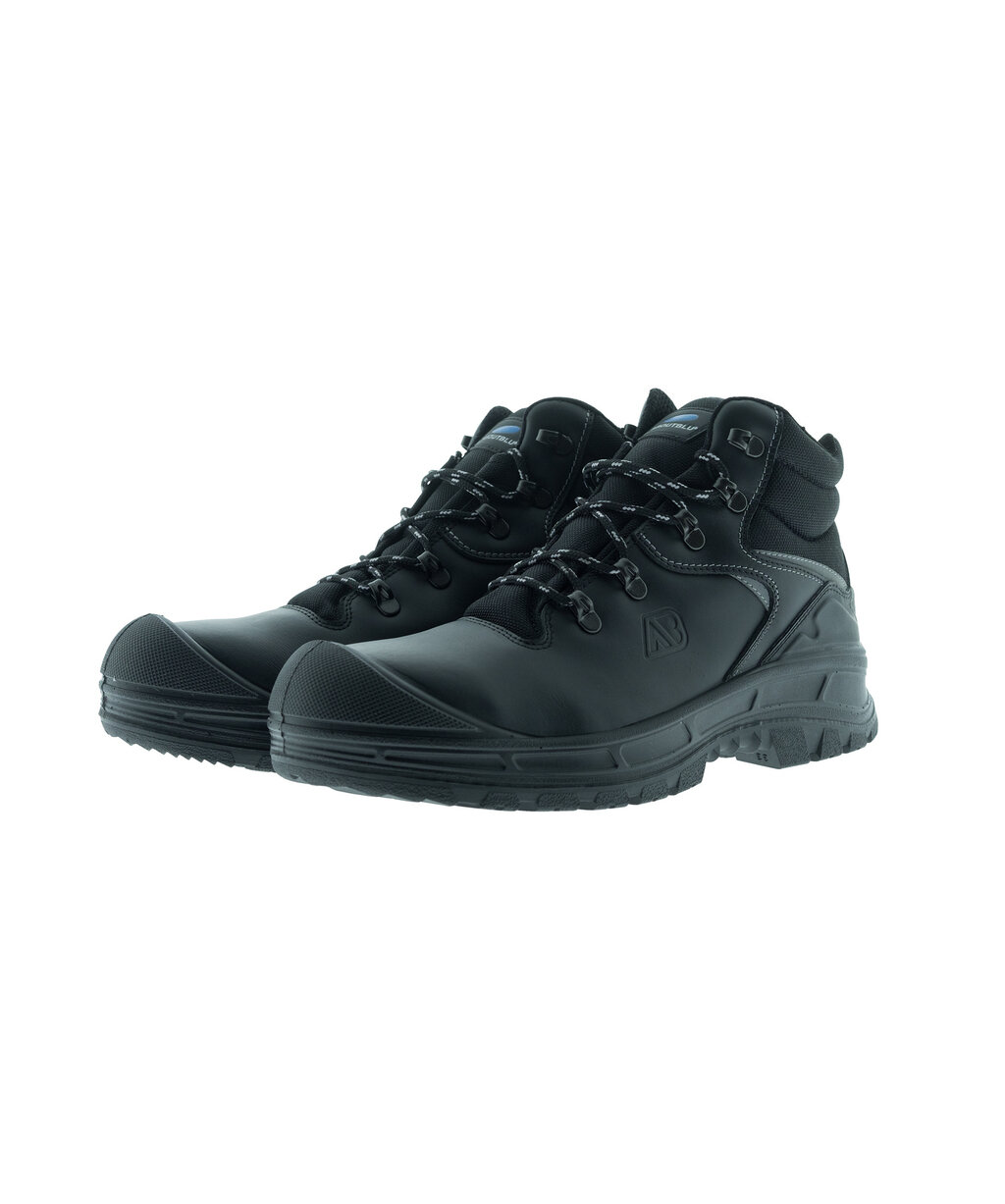 ABOUTBLU Balteus Mid S3 in Schwarz – Vorderansicht