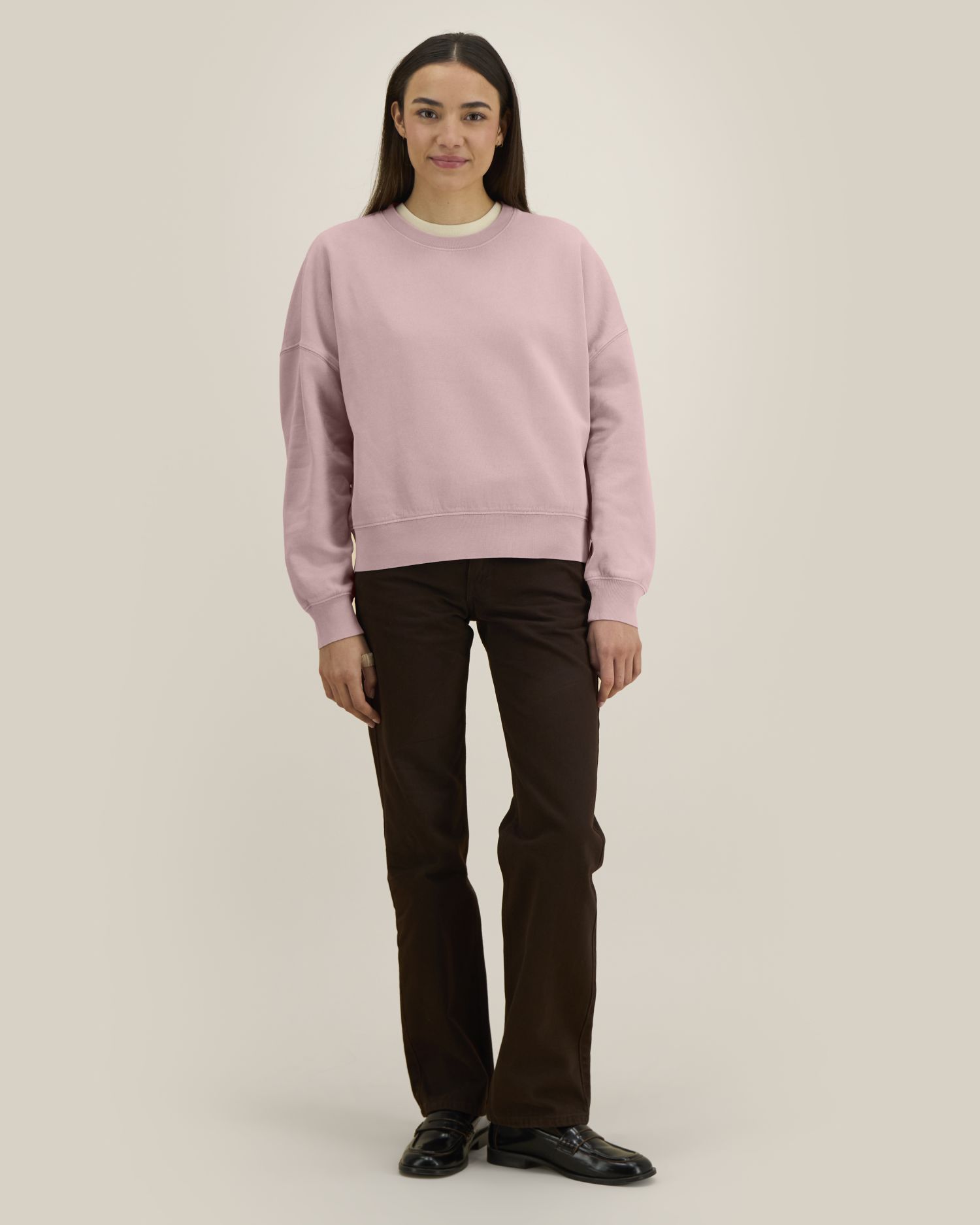 Stanley Stella Stella Alma Vintage in G.dyed Blush – Modellansicht