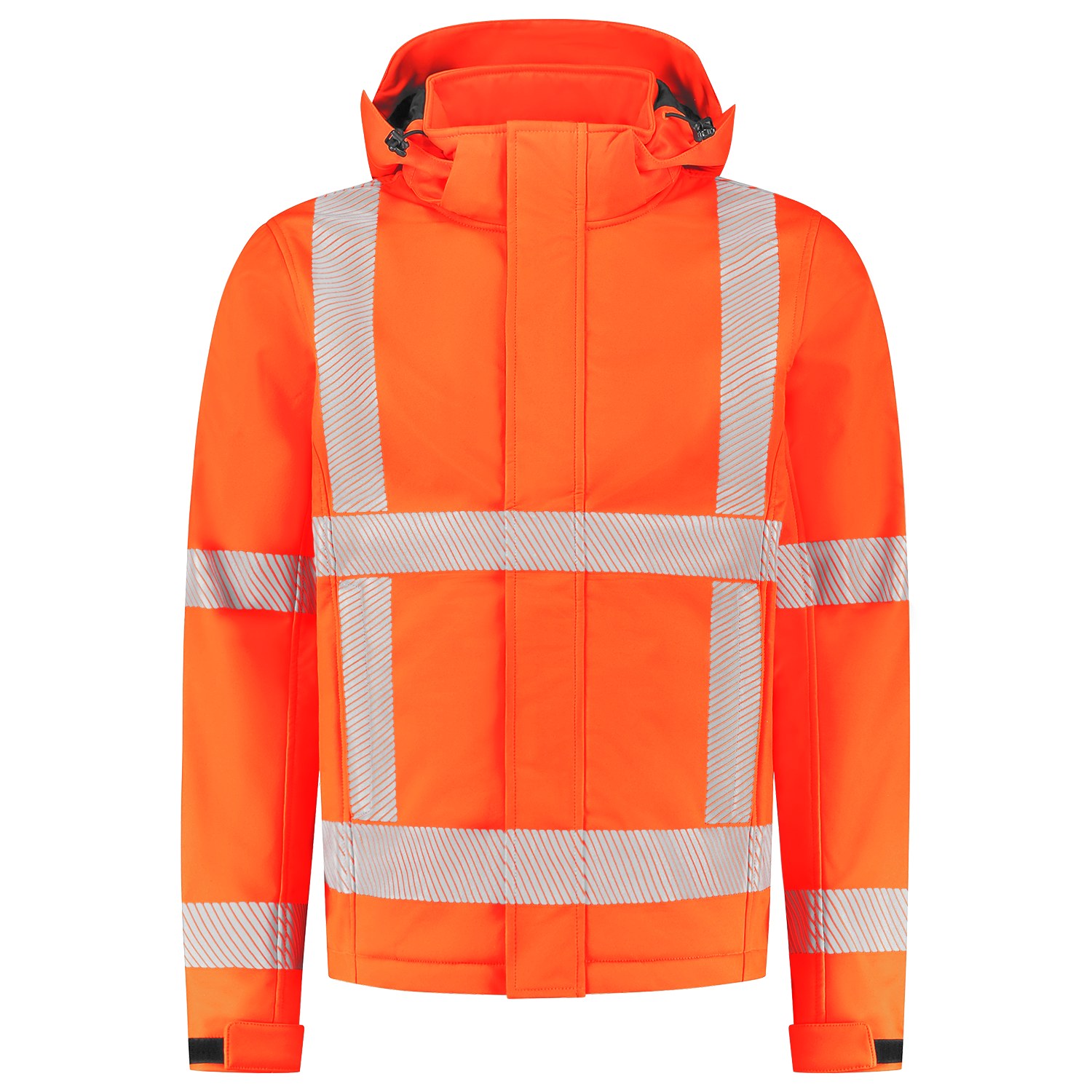 TRICORP Softshelljacke Revisible in Fluororange – Vorderansicht