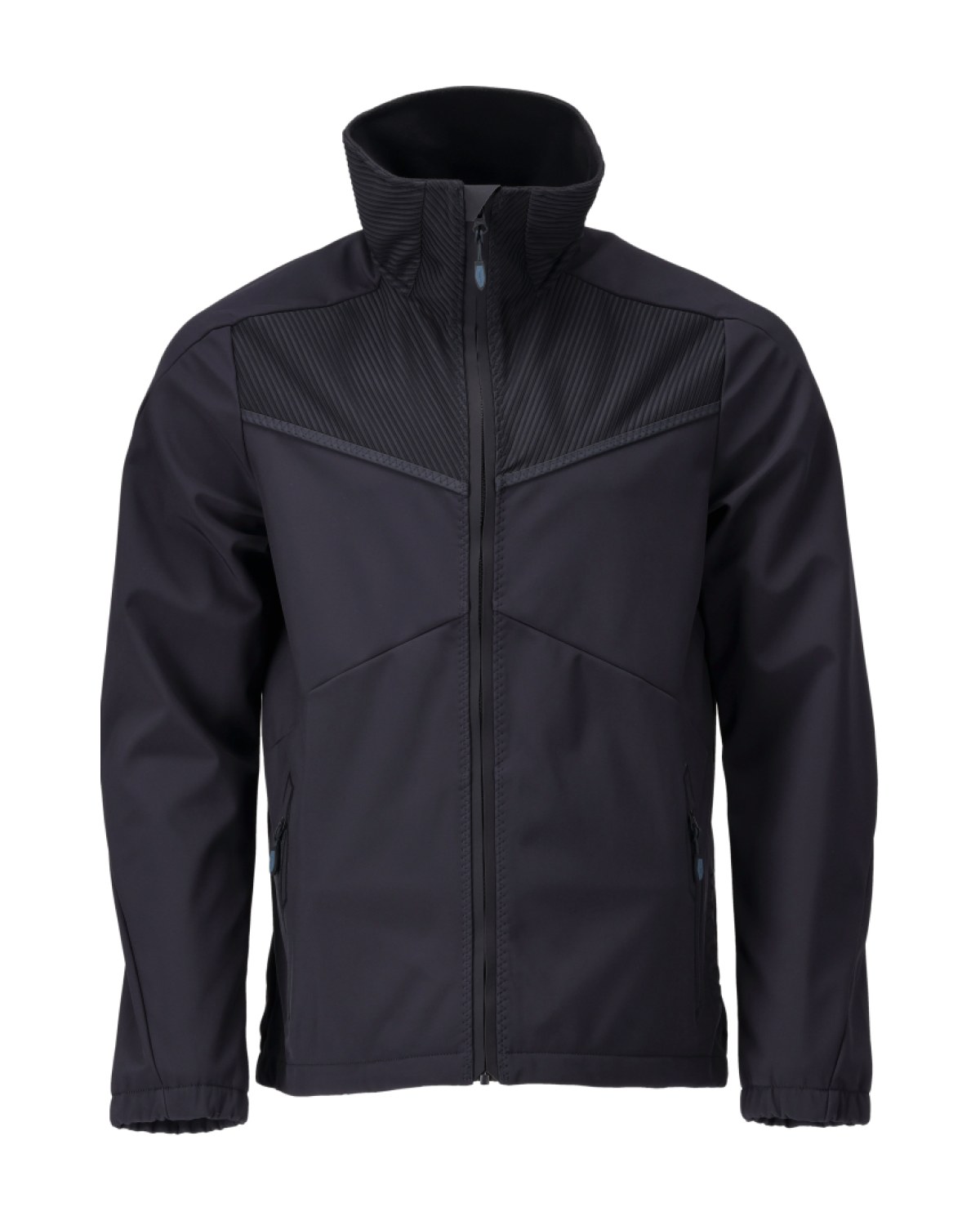 MASCOT Customized Softshelljacke in Schwarzblau – Vorderansicht