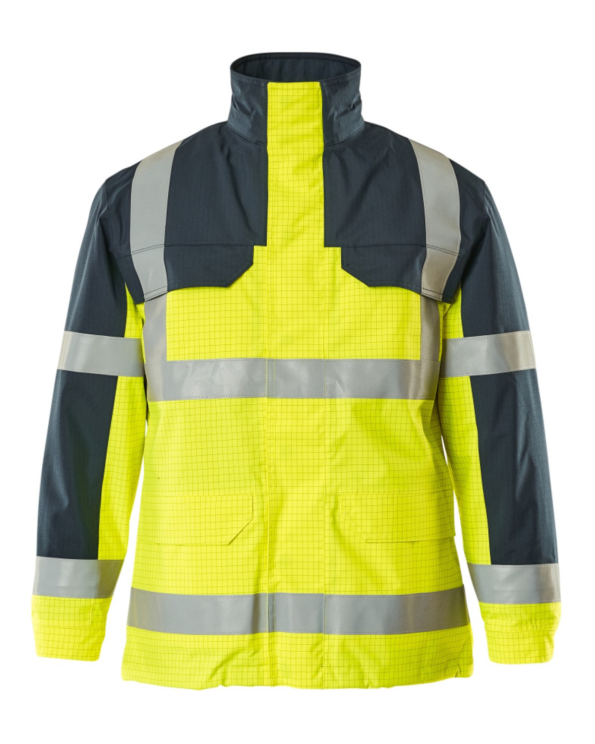 MASCOT Lungern Parka in Hi-Vis Gelb/Marine – Vorderansicht