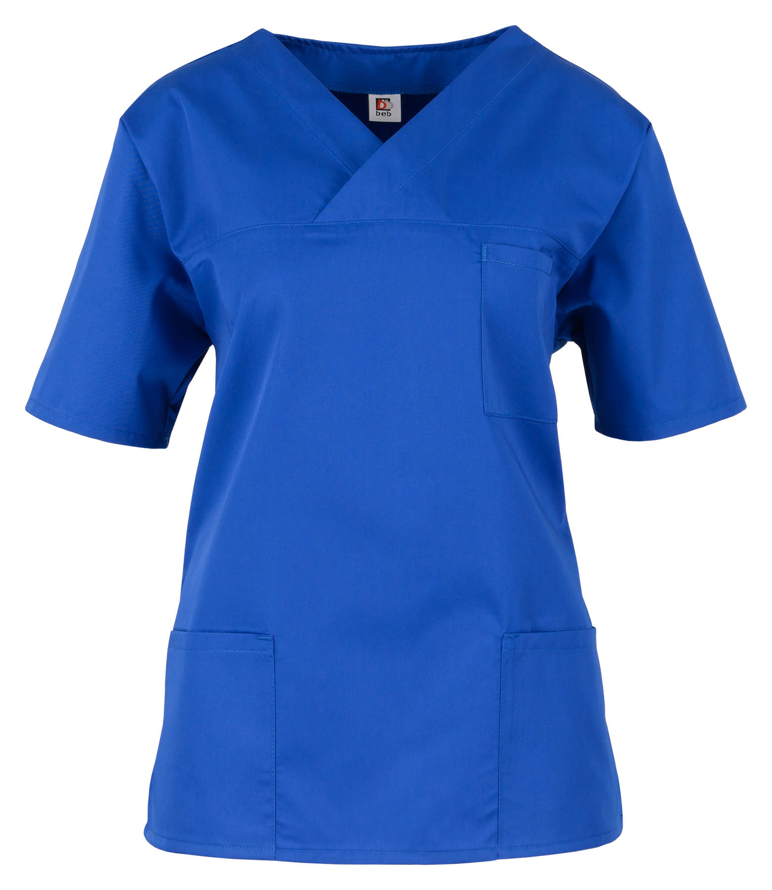 BEB Damenkasack Basic Stretch 002692-000230 in Kornblau – Vorderansicht