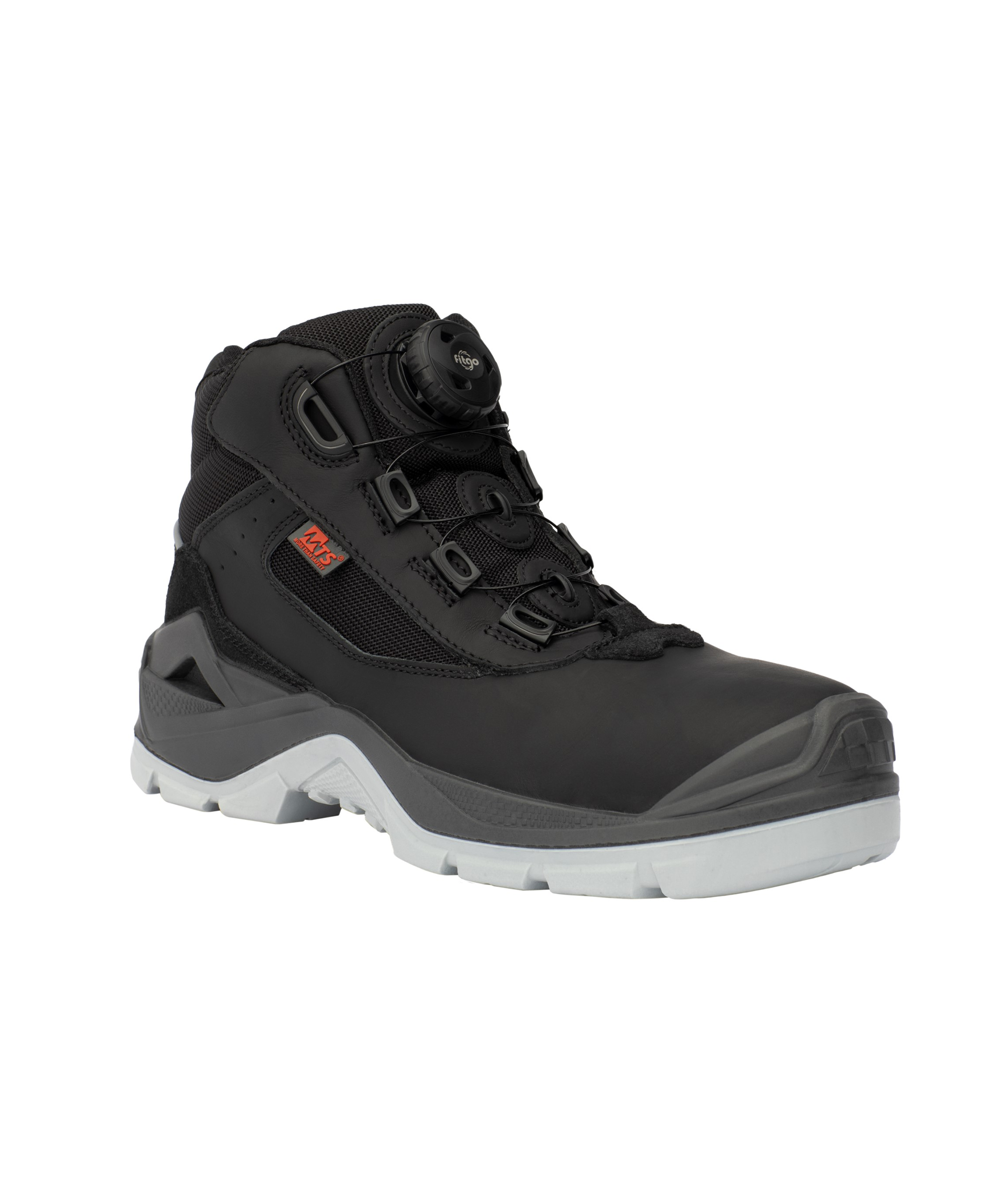 MTS Runner Mid Flex FLS S3S in Schwarz – Vorderansicht