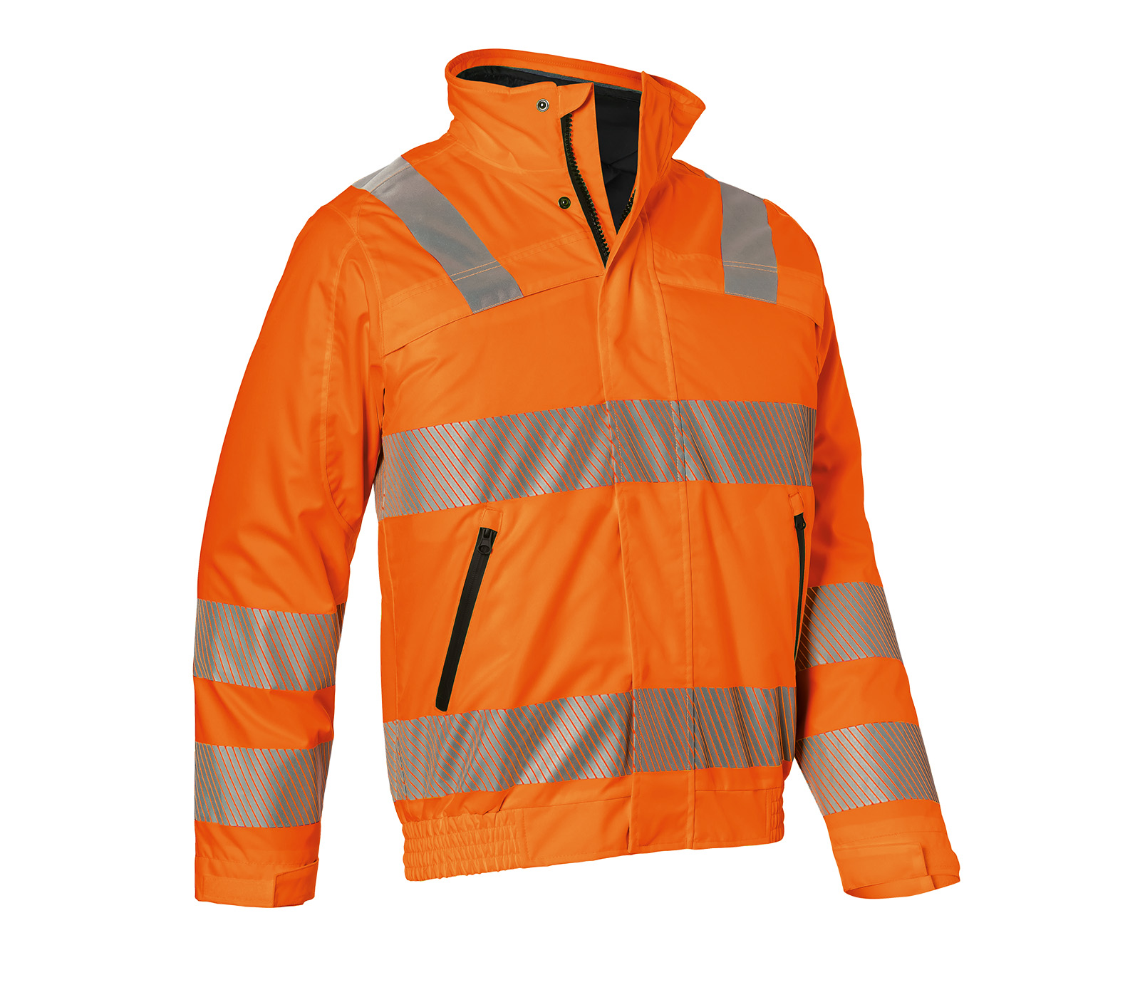Kübler REFLECTIQ Wetterblouson PSA 2 in Warnorange – Vorderansicht