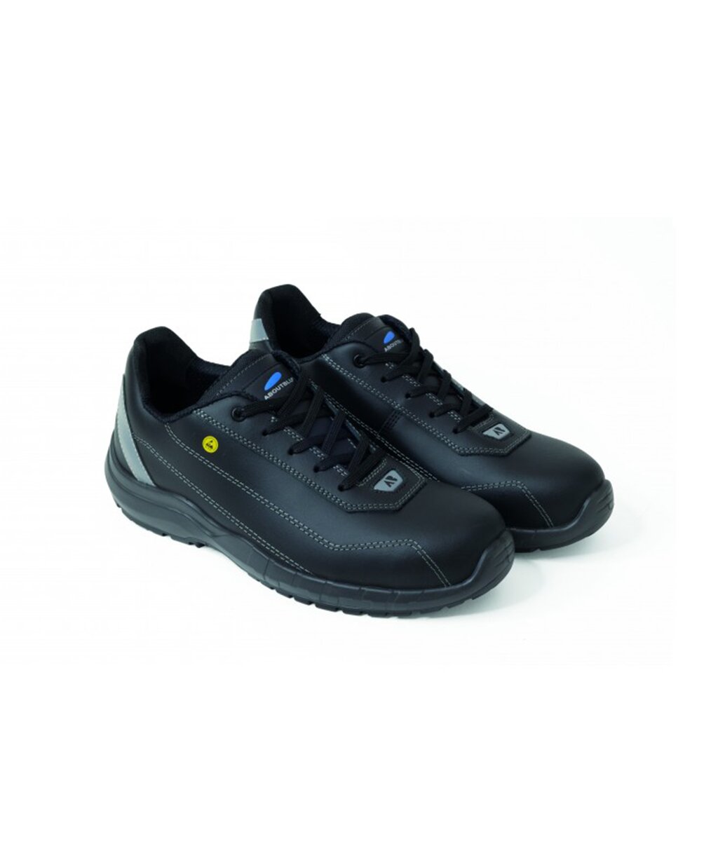 ABOUTBLU Evo low S3 in Schwarz – Vorderansicht