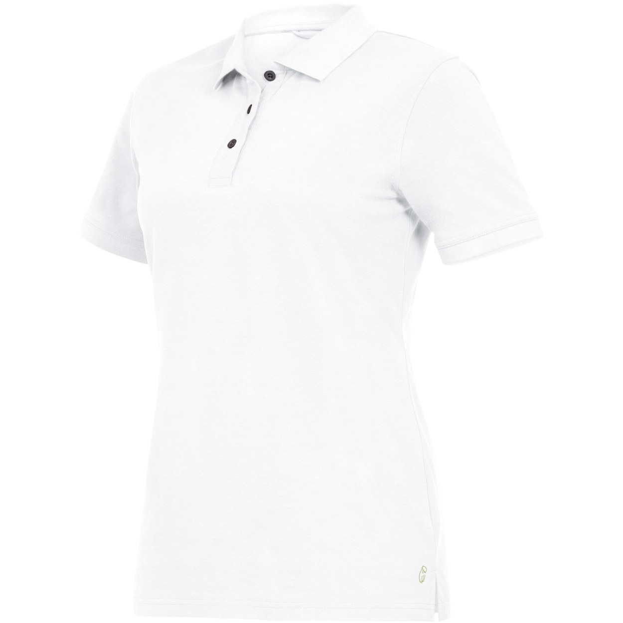 Leibwächter Damen-Polo-Shirt Pia in Weiß – Vorderansicht