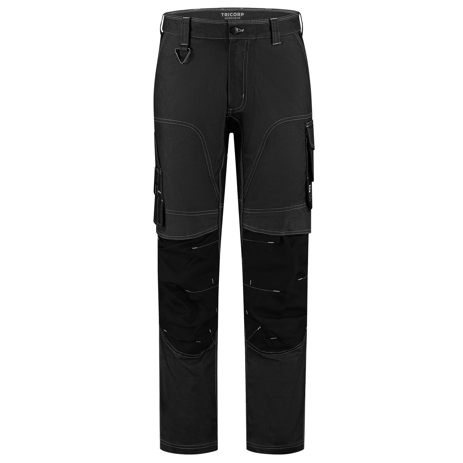 TRICORP Denim Arbeitshose Funktionelle Stretch Redefined in Black – Vorderansicht