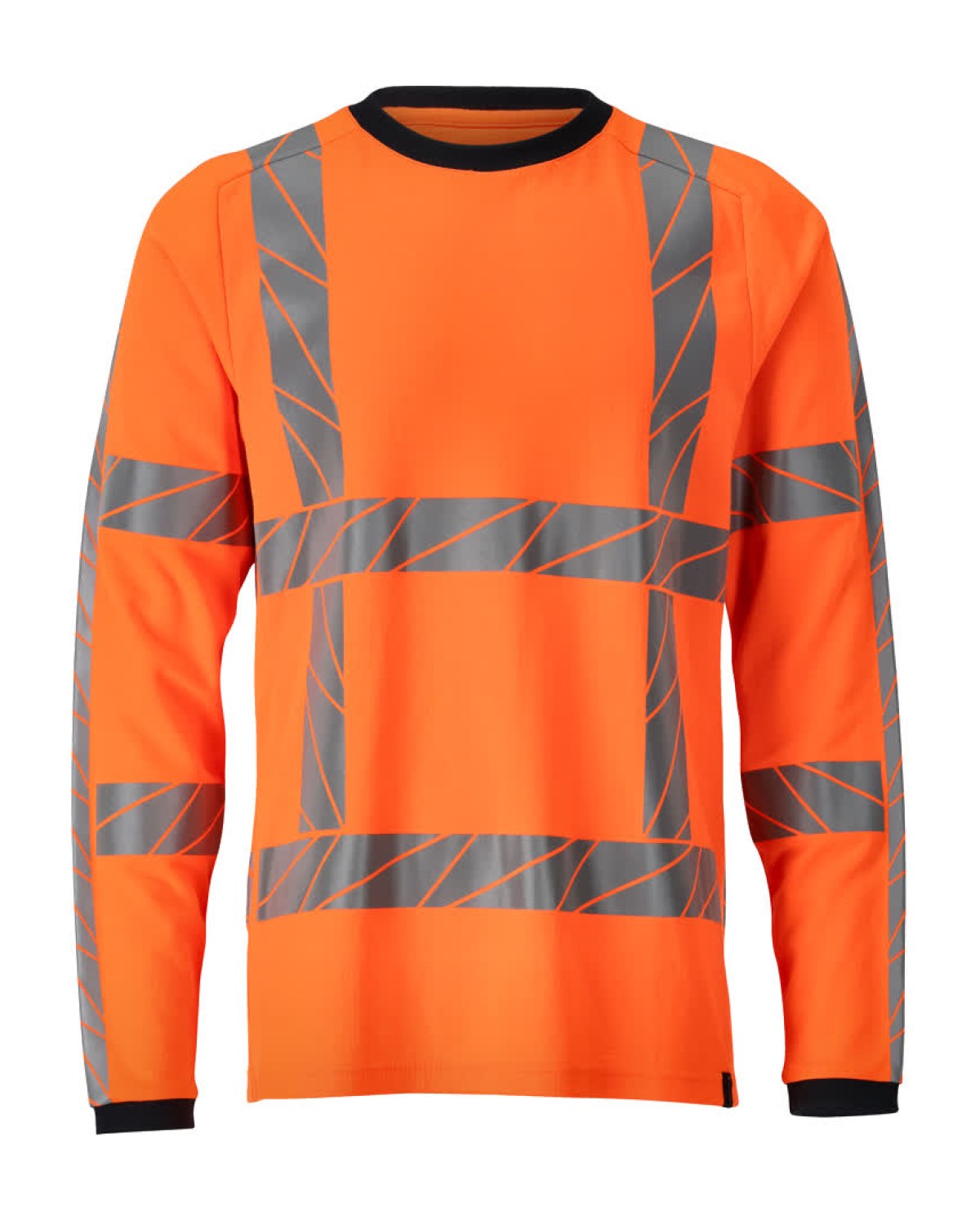 MASCOT Accelerate Safe Langarmshirt in Hi-Vis Orange – Vorderansicht