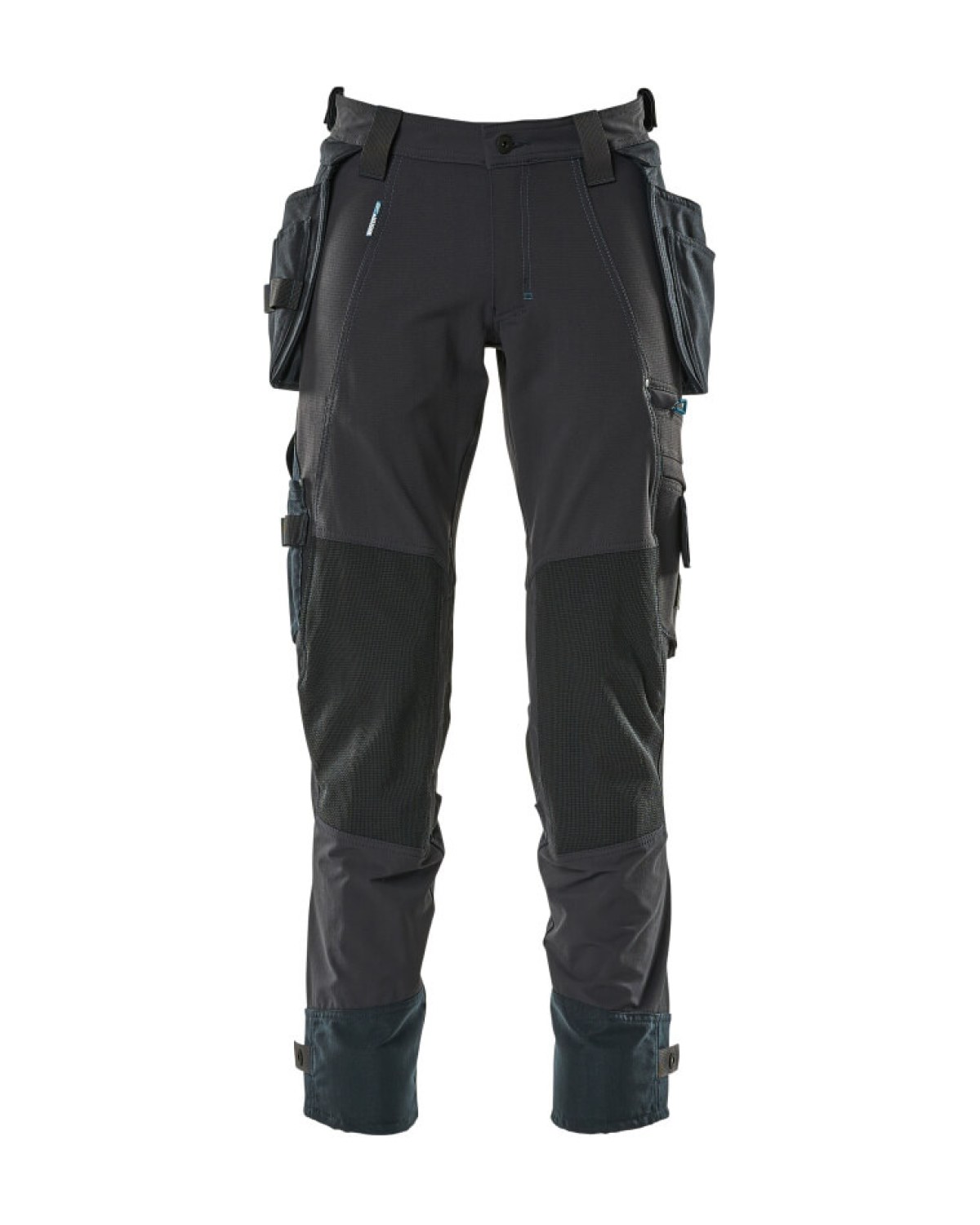MASCOT Advanced Hose mit Hängetaschen in Schwarzblau – Vorderansicht