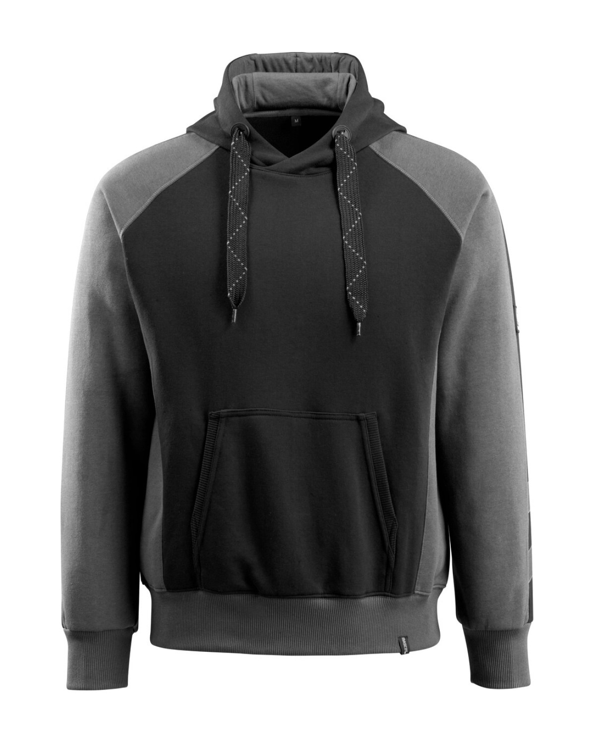 MASCOT Regensburg Kapuzenpullover in Schwarz/Dunkelanthrazit – Vorderansicht