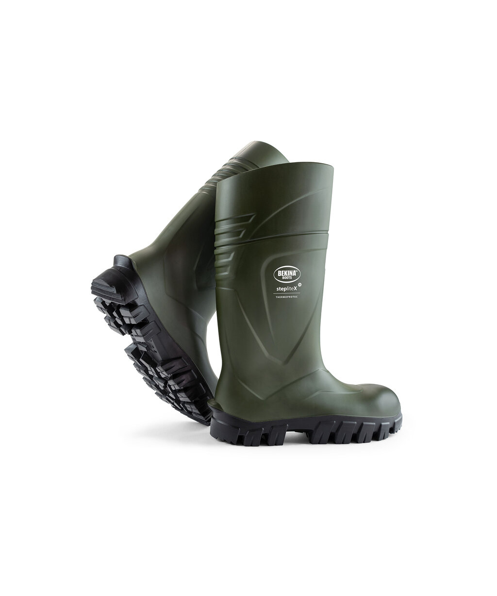 BEKINA Steplitex Thermoprotec XAC9P S5 in Grün/Schwarz – Vorderansicht
