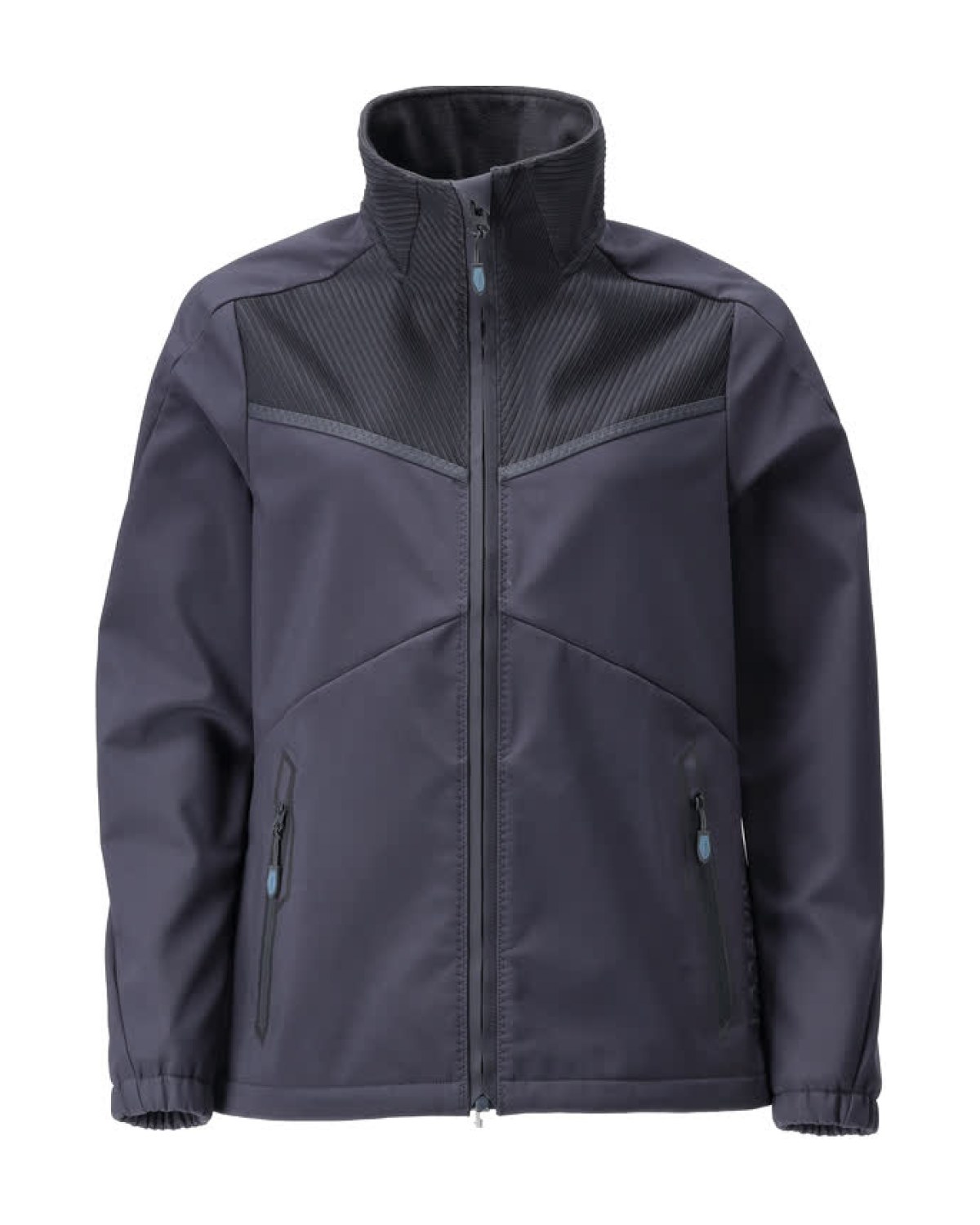 MASCOT Customized Softshelljacke (Damen) in Schwarzblau – Vorderansicht