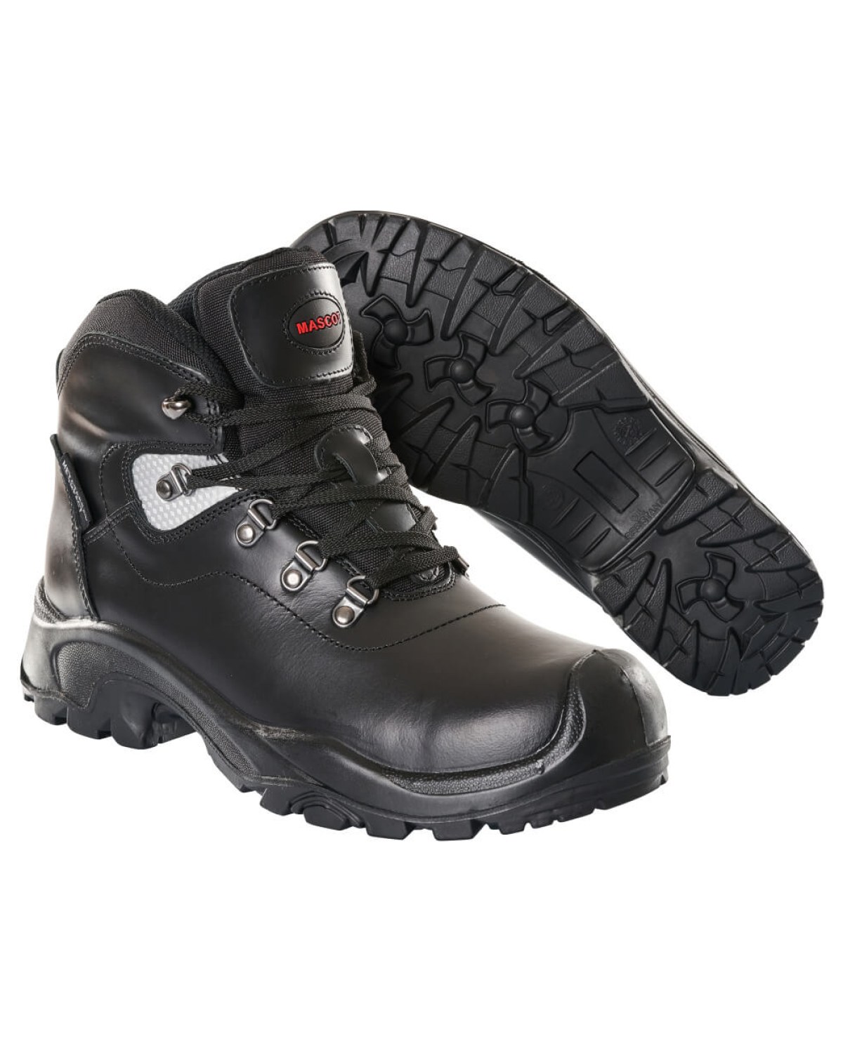 MASCOT Industry Sicherheitsstiefel in Schwarz – Vorderansicht