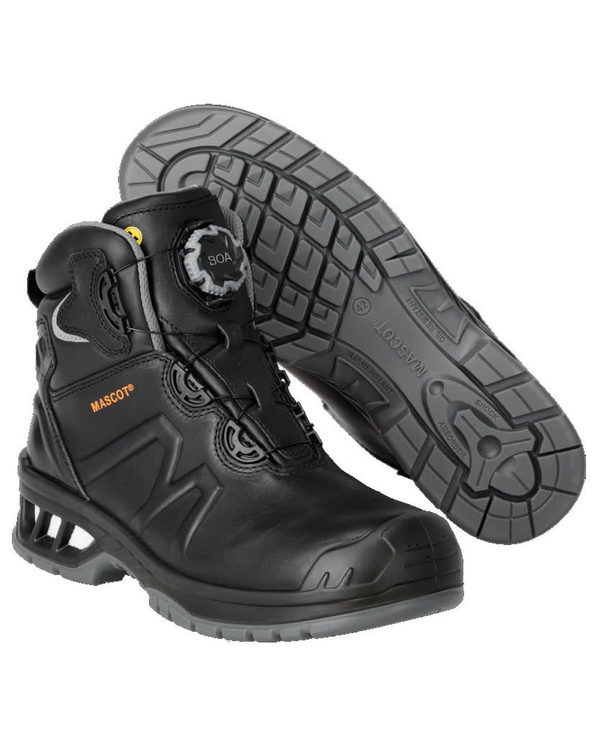 MASCOT Energy Sicherheitsstiefel in Schwarz – Vorderansicht
