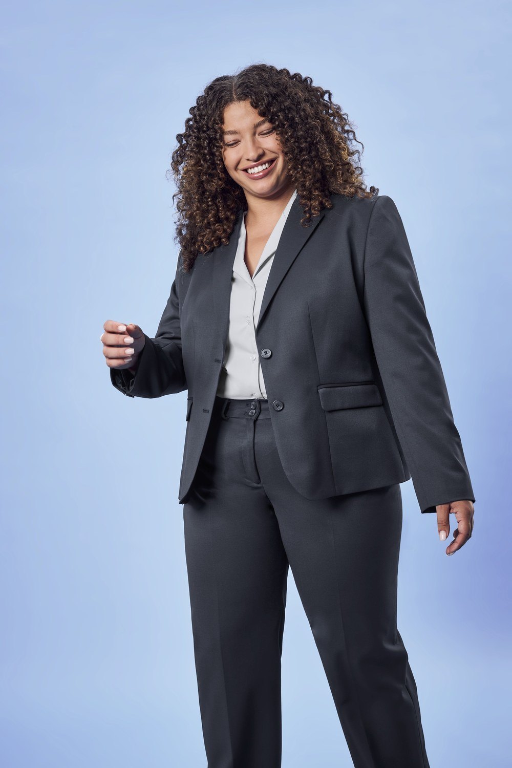 Greiff Damen-Blazer RF Basic in Marine – Modellansicht