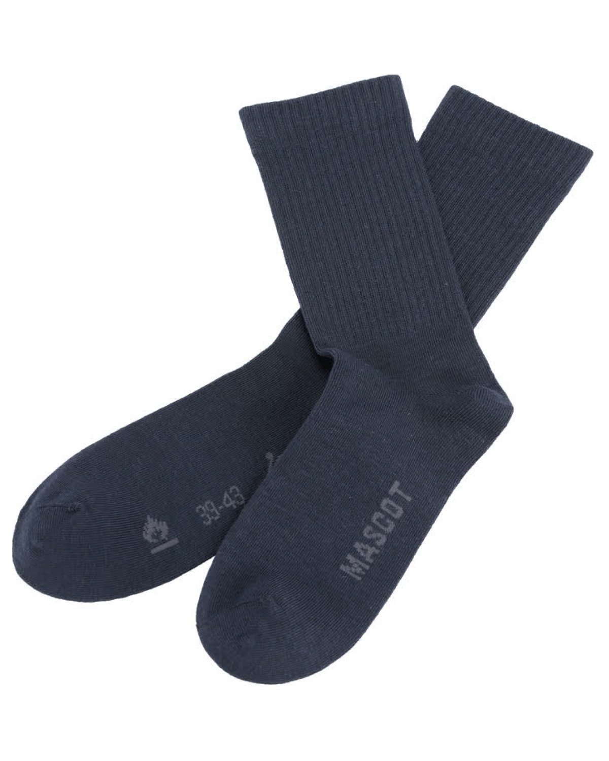 MASCOT Complete Socken in Schwarzblau – Vorderansicht