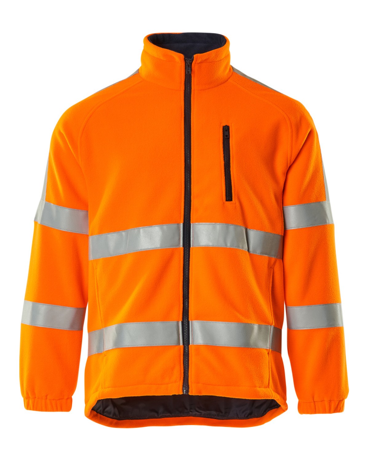 MASCOT Salzburg Fleecejacke in Hi-Vis Orange – Vorderansicht