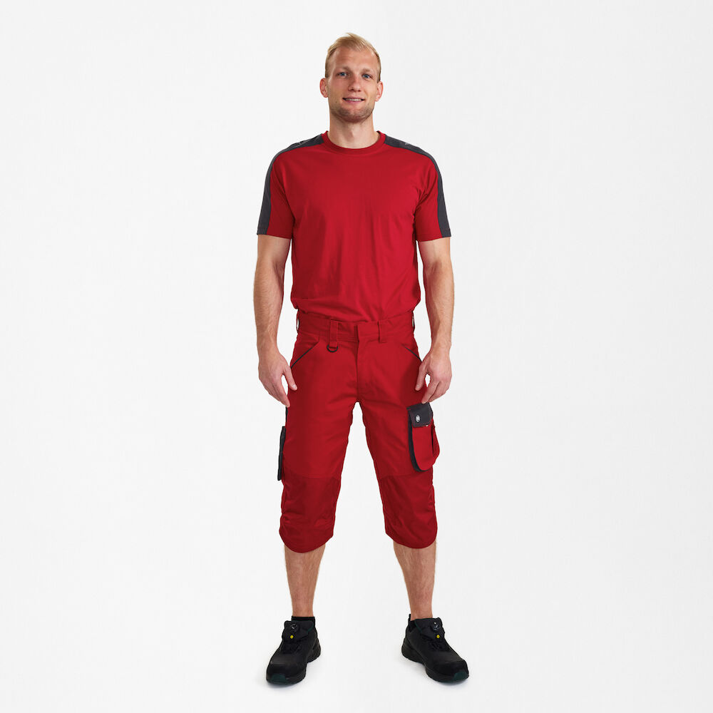 ENGEL Galaxy 6812-254 3/4-Hose in Tomato Red/Anthrazit Grau – Modellansicht