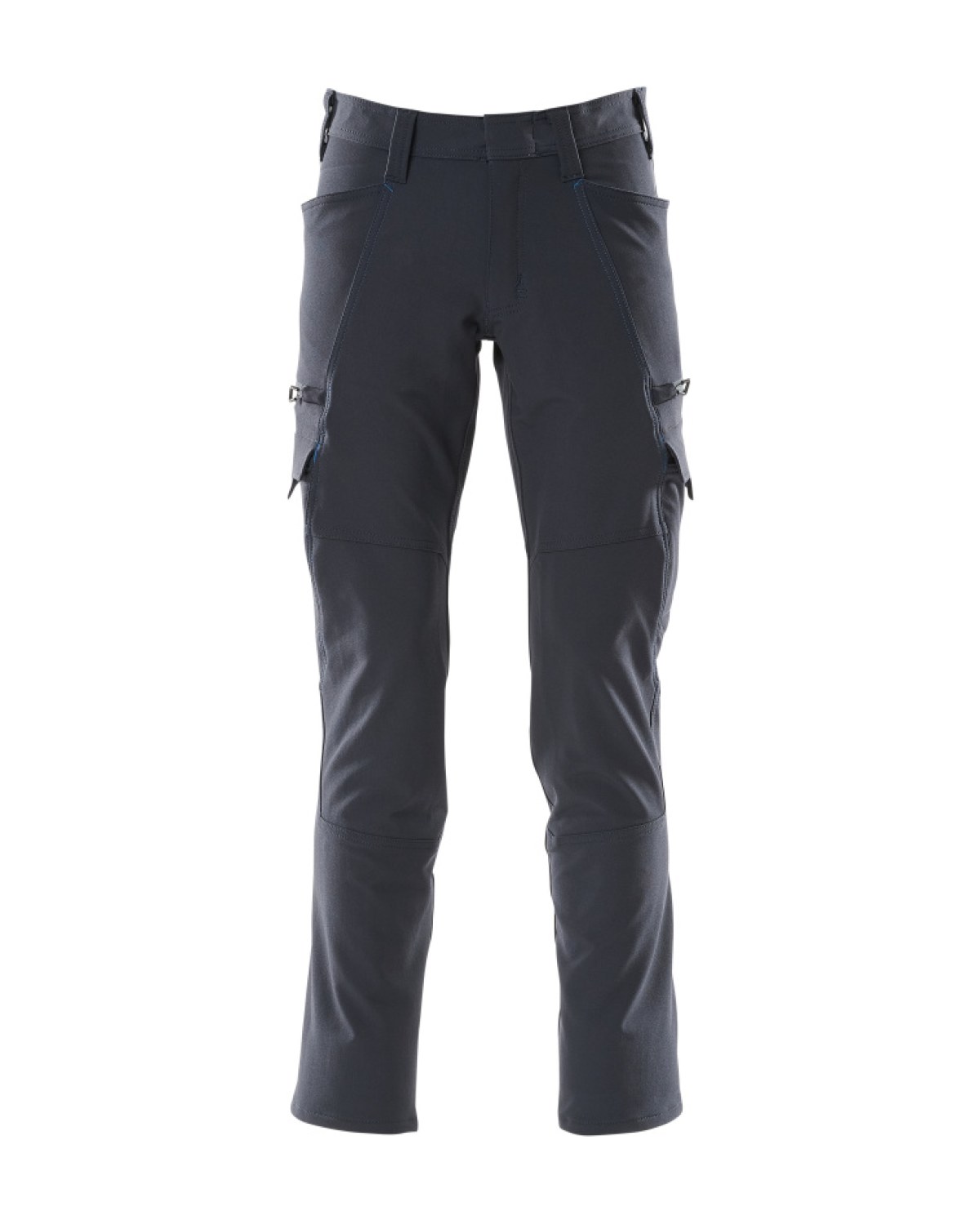 MASCOT Accelerate Hose mit Schenkeltaschen in Schwarzblau – Vorderansicht