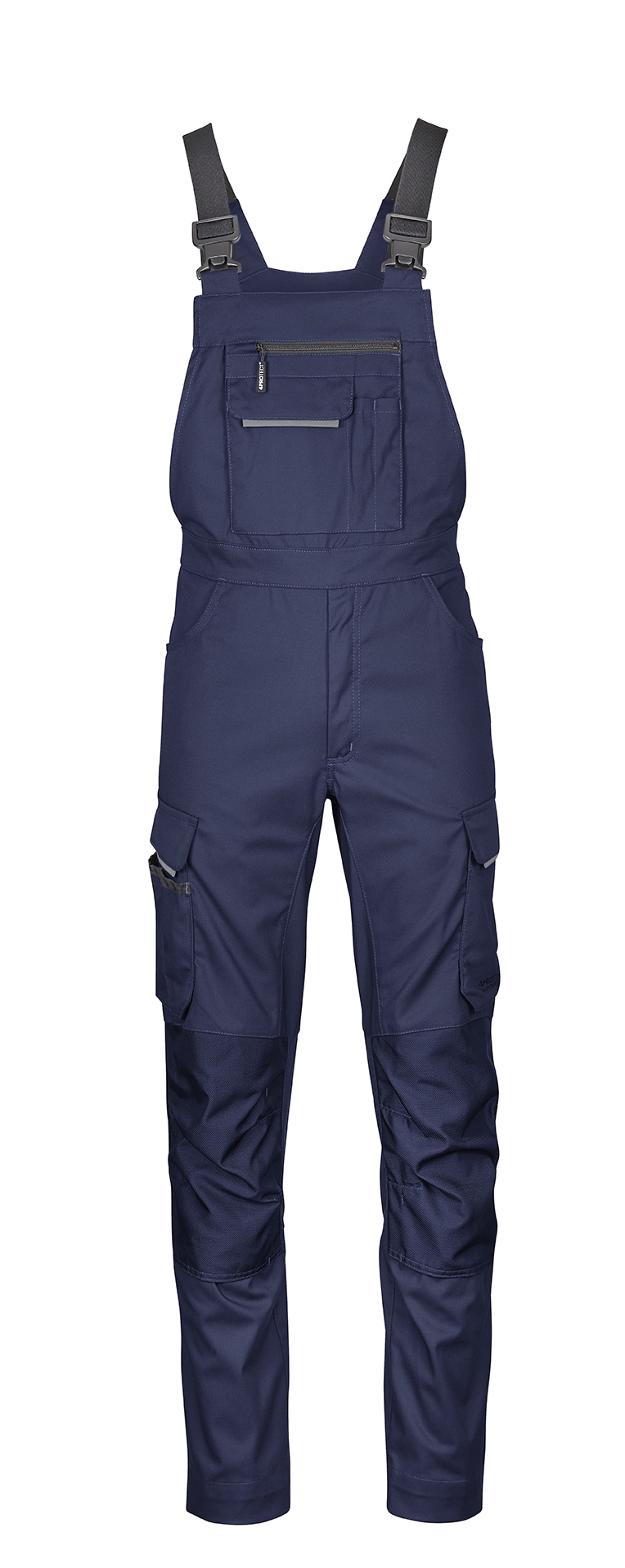 4PROTECT® Workwear Latzhose in Navy/Navy – Vorderansicht