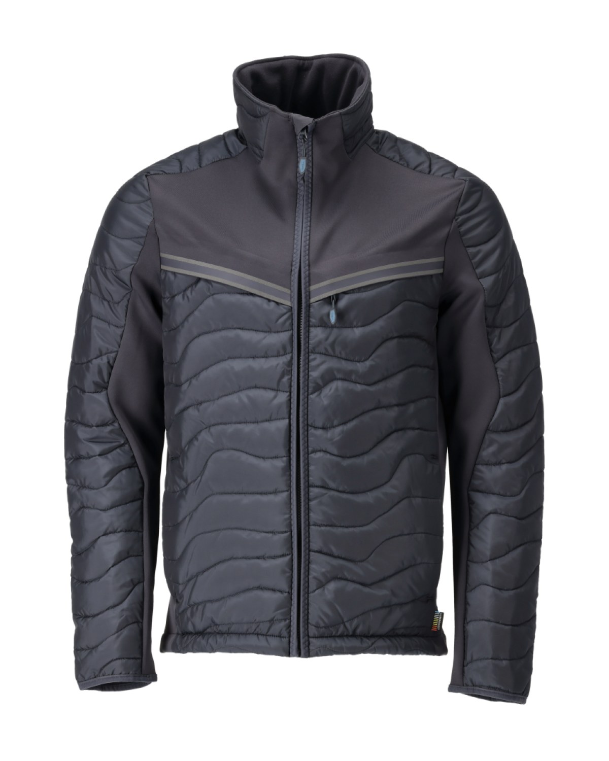 MASCOT Customized Thermojacke in Schwarzblau – Vorderansicht