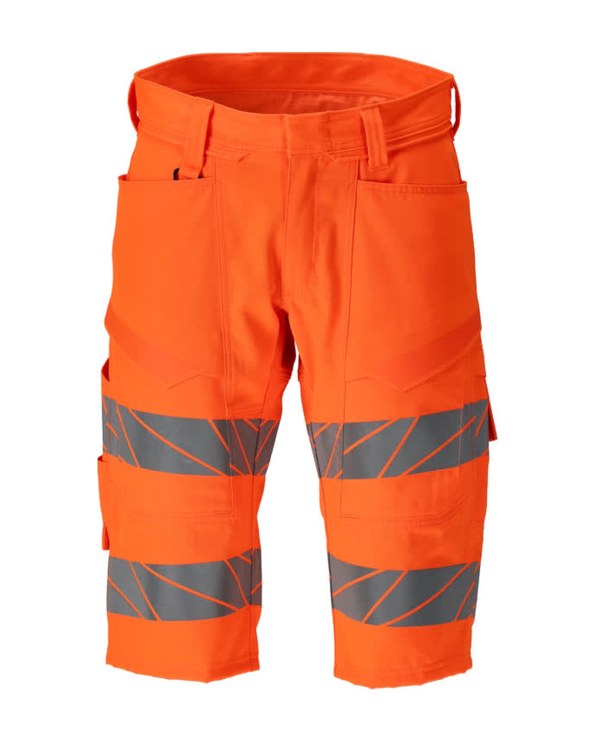MASCOT Accelerate Safe Shorts, lang in Hi-Vis Orange – Vorderansicht