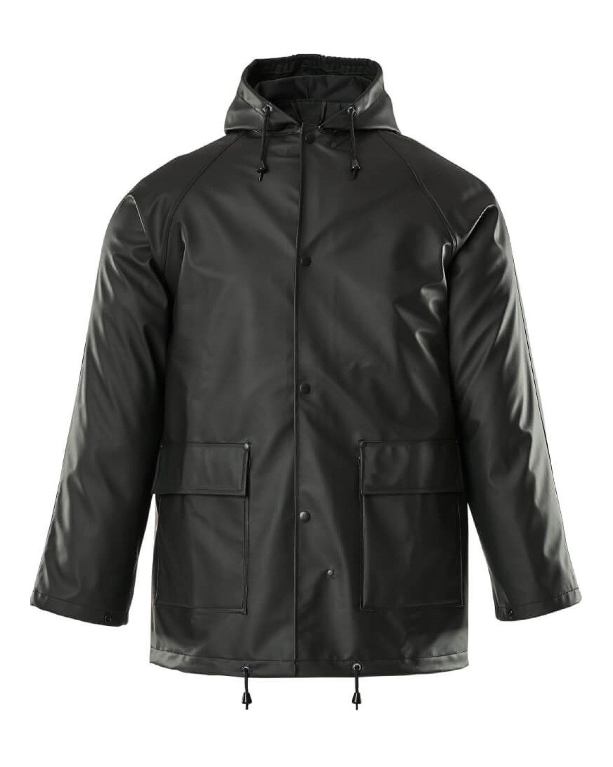 MASCOT Aqua Regenjacke in Schwarz – Vorderansicht