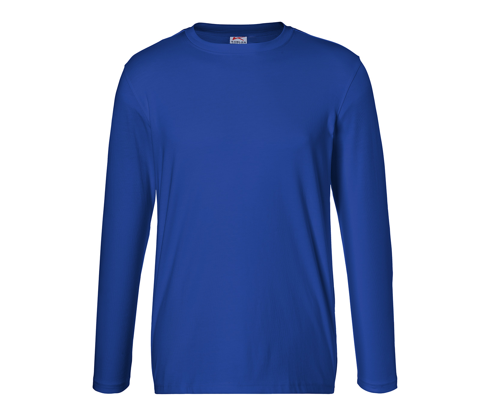 Kübler SHIRTS Longsleeve in Kbl.blau – Vorderansicht